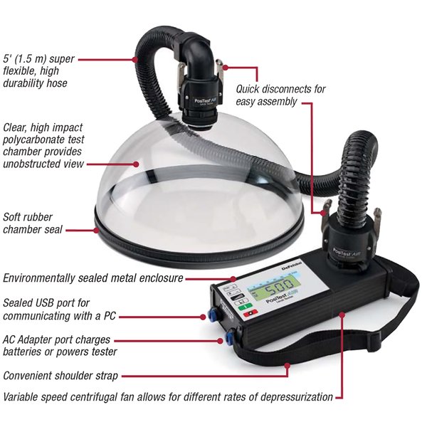 DeFelsko PosiTest空气泄漏测试仪,PosiTest空气泄漏测试装置